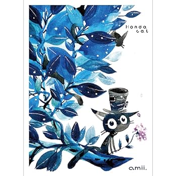 Amazon.co.jp: amii. sleeves 猫 カードスリーブ『あおい木の猫
